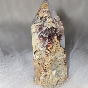 Agate in Quartz Matrix